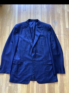 Ermenegildo Zegna Deep Blue Two-Button Sport Coat